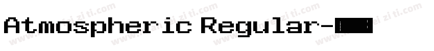 Atmospheric Regular字体转换